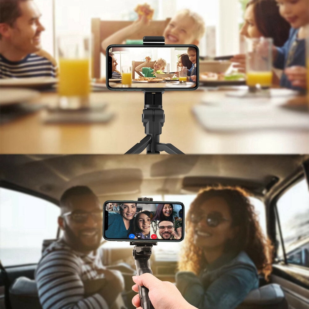 Chân đỡ màn hình/ chân đỡ và kẹp cho máy ảnh Tripod 2 trong 1 có thể điều chỉnh góc 360 độ tiện dụng