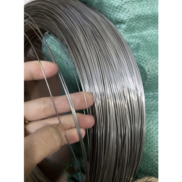 Dây thép inox 0,5 li, 1 li, 2 li sáng bóng dễ uốn