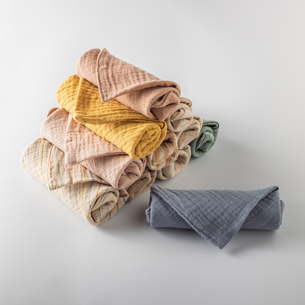 [Siêu thấm] Khăn xô, khăn sữa organic 4 lớp, muslin kháng khuẩn 100% tự nhiên an toàn cho bé