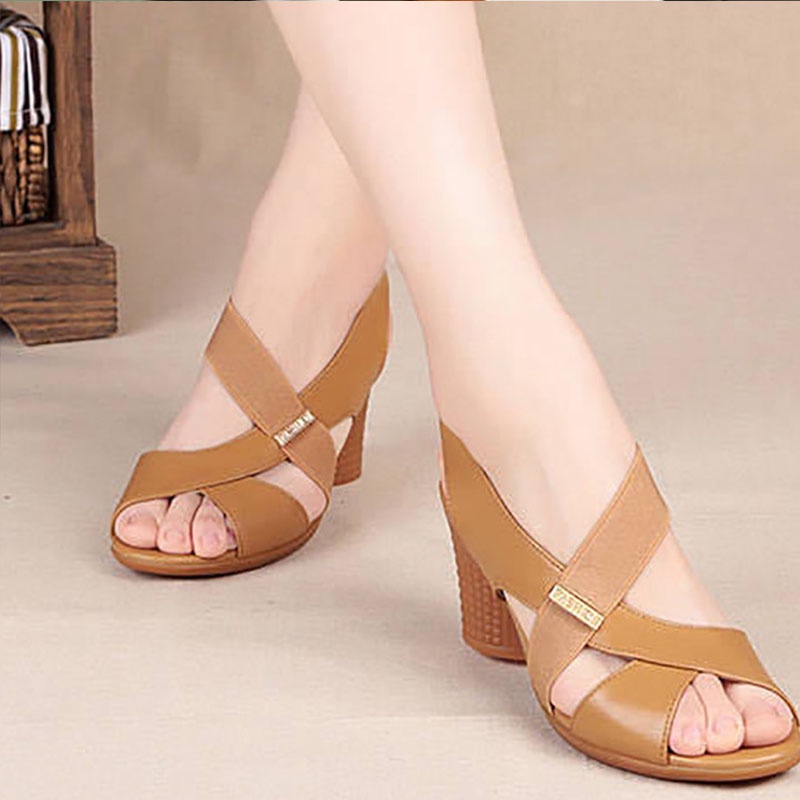 Giày cao gót XIELUAIZTA màu trơn thời trang thanh lịch dành cho nữ big size 35-41