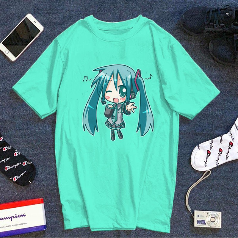 Áo thun Unisex Hatsune Miku dễ thương