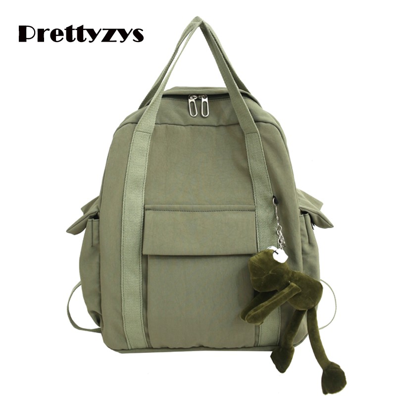 Balo đi học/ du lịch chất liệu nylon chống thấm nước kích thước 14-15.6 Inch thời trang xinh xắn cho nữ Prettyzys