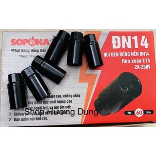 Đui đèn bóng nến E14 Sopoka