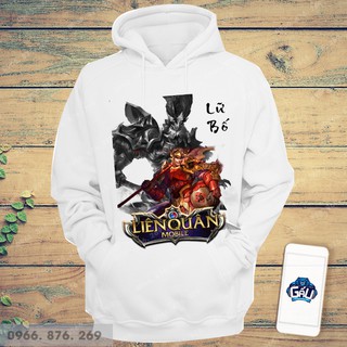 Áo nỉ hoodie in LIÊN QUÂN theo yêu cầu