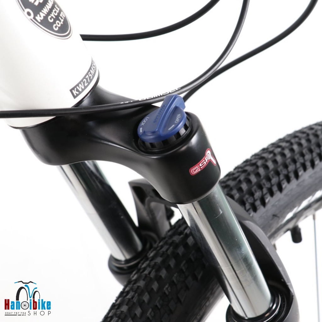 Xe đạp thể thao MTB Kawamura Misu 5 27 speed phanh dầu màu Đỏ Ghi