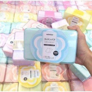 Hộp Bông Tẩy Trang Miniso 1000 Miếng