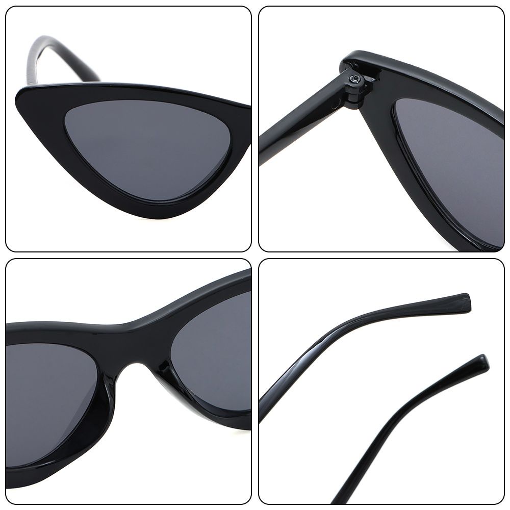 NIUYOU [Ready Stock] 3-9 Years Kids Sunglasses Retro Cat Eye Narrow Frame Toddler Sun Glasses