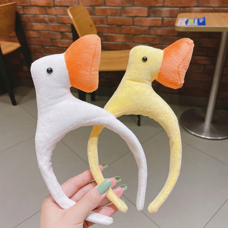 Bờm tóc, băng đô dạng bông hình chú vịt Ducky