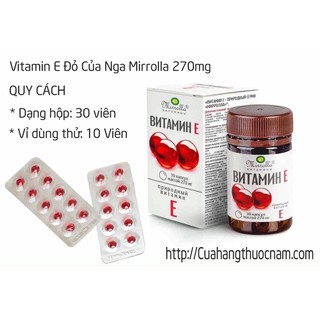 Viên uống bổ sung vitamin E