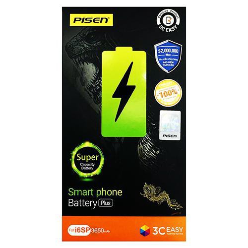 { Free ship } Pin Pisen Dragon siêu cao cho iphone 6/ 6s/ 6 plus/ 6s plus/ 7/ 7 plus- Hàng Chính Hãng