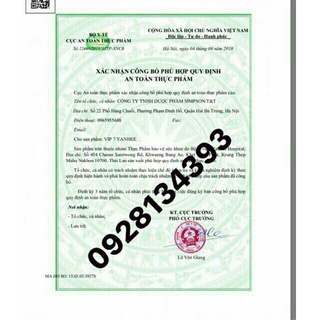 Giảm cân YANHEE VIP 8 Thái Lan (1 tuần)
