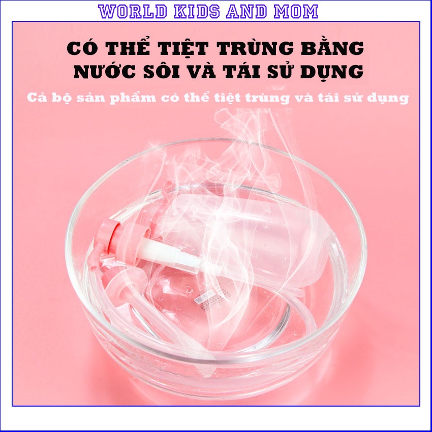 Dụng Cụ Vệ Sinh Vùng Kín 350ml 500ml Bình Xịt, Chai Xịt Rửa Vệ Sinh Âm Đạo Cho Chị Em Phụ Nữ WORLD KIDS AND MOM