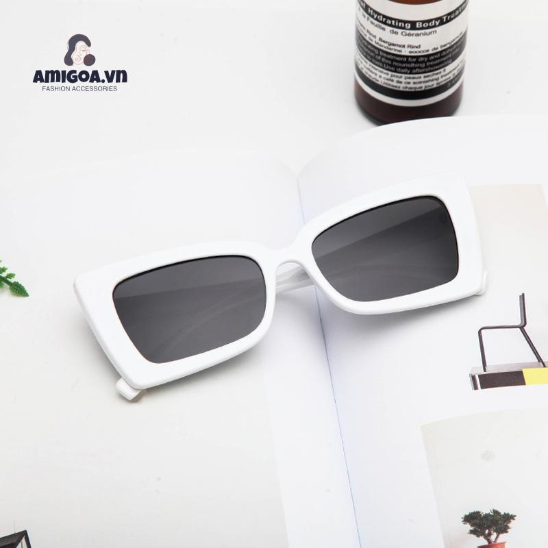 Kính Mát Vuông Nhỏ Thời Trang Dành Cho Nam Nữ