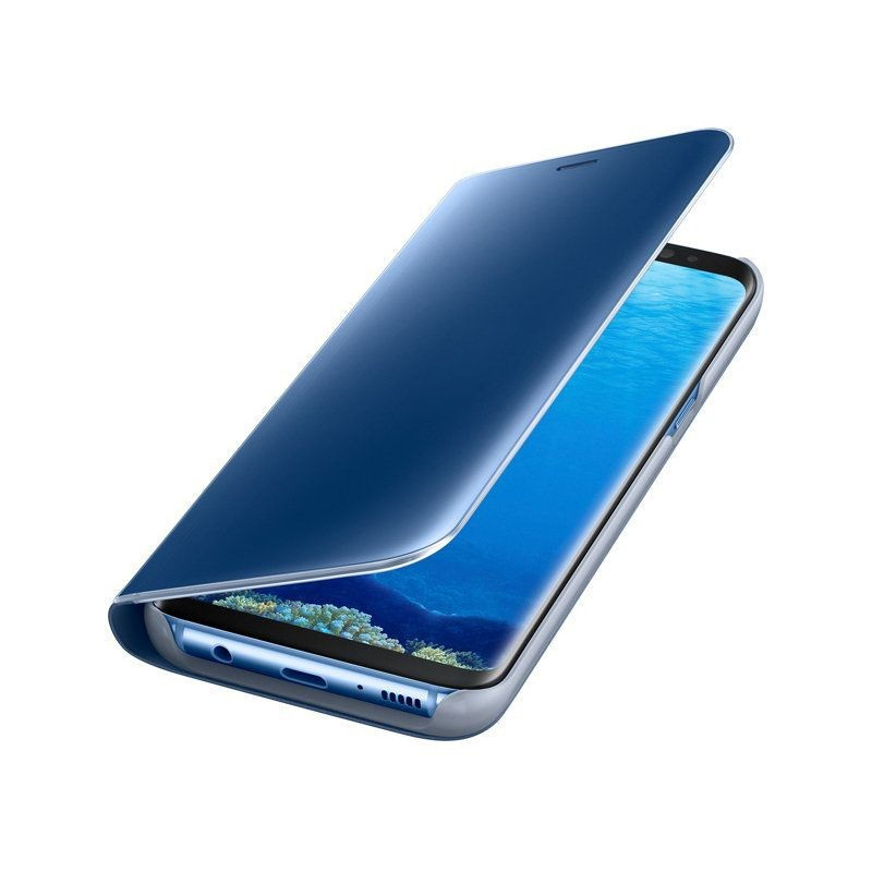 Bao Da Samsung S8 Clear View Chính Hãng Full Hộp-Đen