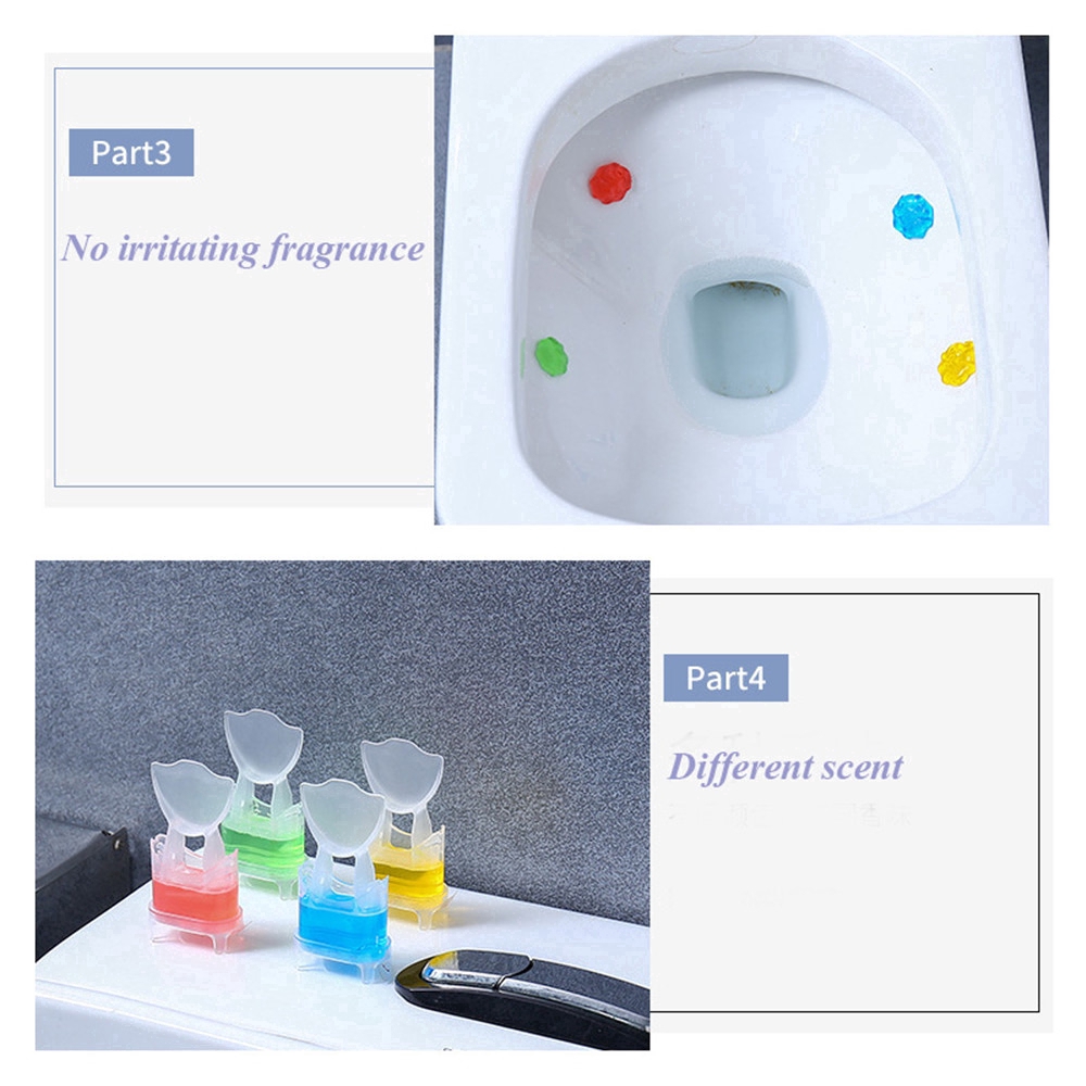 Gel khử mùi toilet dạng thạch dễ thương hữu hiệu