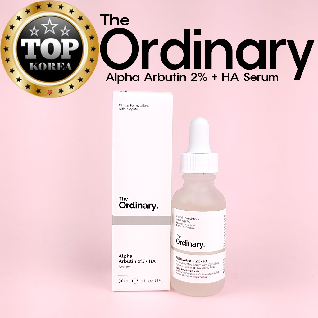 Tinh chất The Ordinary 10% + Zinc 1%/Hyaluronic Acid 2%+ B5/Alpha Arbutin 2%/Caffeeine/Aarbutin 23%/Ccw 100% chính hãng