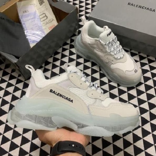 | Ảnh Thật | Giày Balen Trip Trắng Sậm Đế Trong Nam Nữ