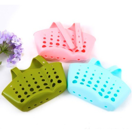 Giỏ treo đồ đa năng/ Giỏ treo đồ silicon đa năng - shop giao màu ngẫu nhiên