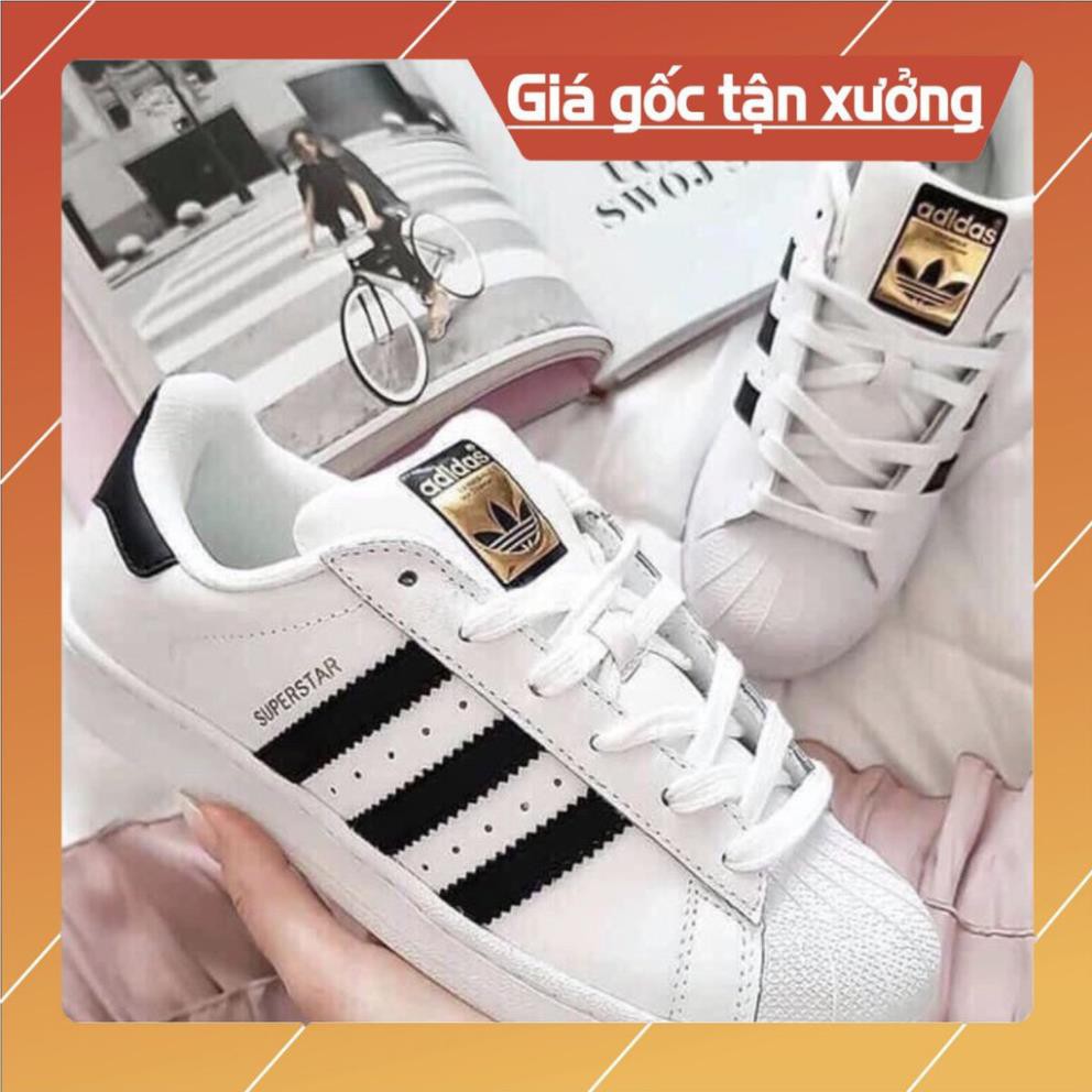 Giày thể thao, giày superstar mũi sò đen trắng nam nữ đủ size hàng cao cấp | BigBuy360 - bigbuy360.vn