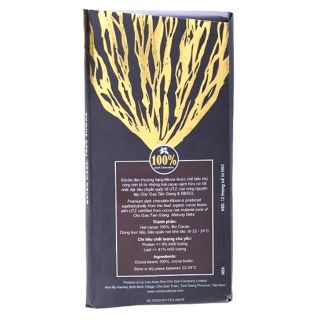 Socola đen Alluvia 100% cacao