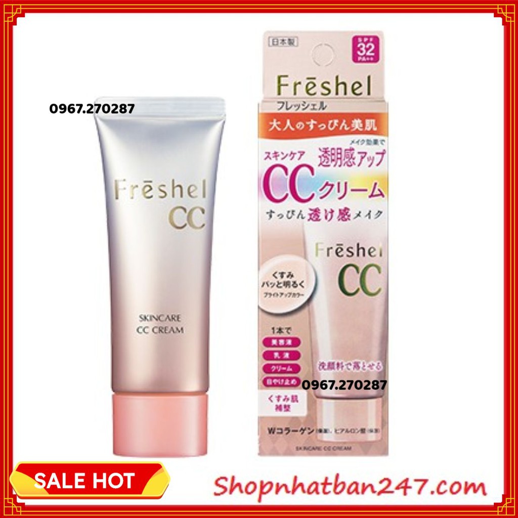 Kem trang điểm CC Kanebo Freshel CC cream SPF 32 PA++ - 100% Authentic - Chính hãng