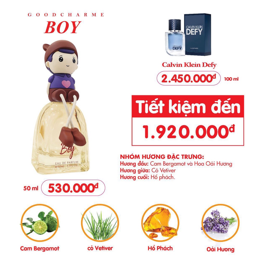 Nước hoa bé trai Boy -  ĐÁNG YÊU, TƯƠI MÁT VÀ NĂNG ĐỘNG