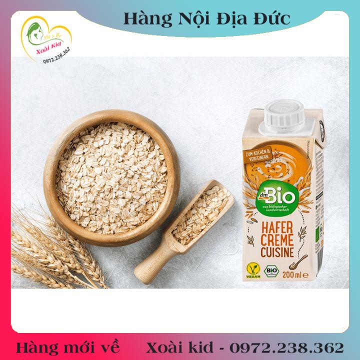 [auth] Kem tươi yến mạch hữu cơ DM Bio 200ml nội địa Đức [Hot]