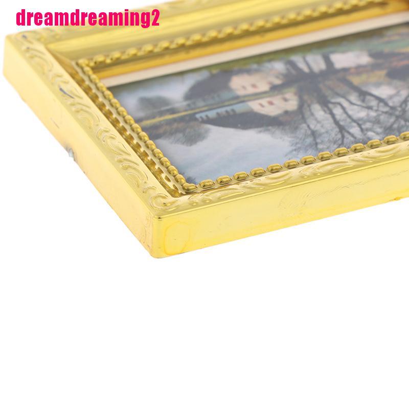 Khung Tranh Sơn Dầu Mini Tỉ Lệ 1: 1 Trang Trí Nhà Búp Bê