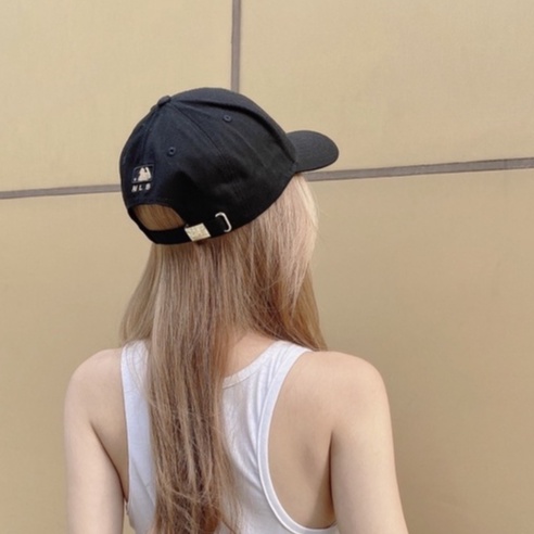 Nón kết MLB trắng đen thời trang cao cấp fulltag hàng 1:1