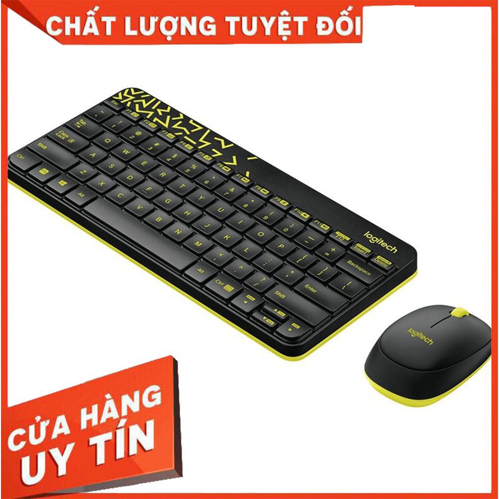 Bộ bàn phím chuột không dây Logitech MK240 Nano - ....