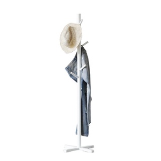 Cây treo quần áo gỗ - Standing Hanger Màu trắng