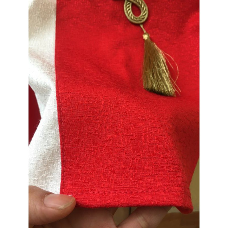 Áo dài cách tân bé trai 2020,vải gấm cao cấp, thêu mặt hổ  habgf đẹp