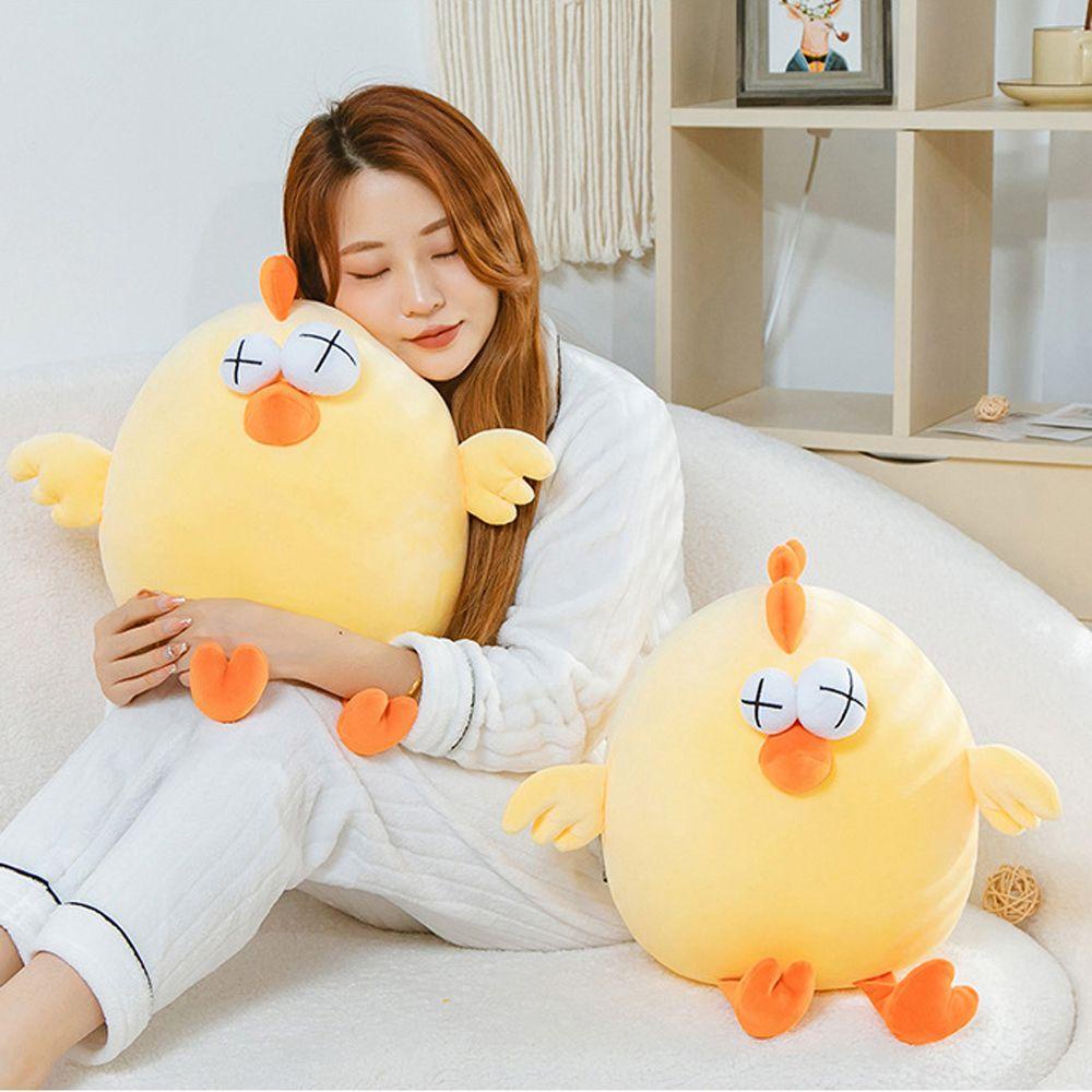 Đồ Chơi Nhồi Bông Hình Gà Đẻ Trứng Hoạt Hình Dành Cho Trẻ Em