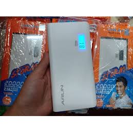 Sạc dự phòng 20000mah chính hãng Arun