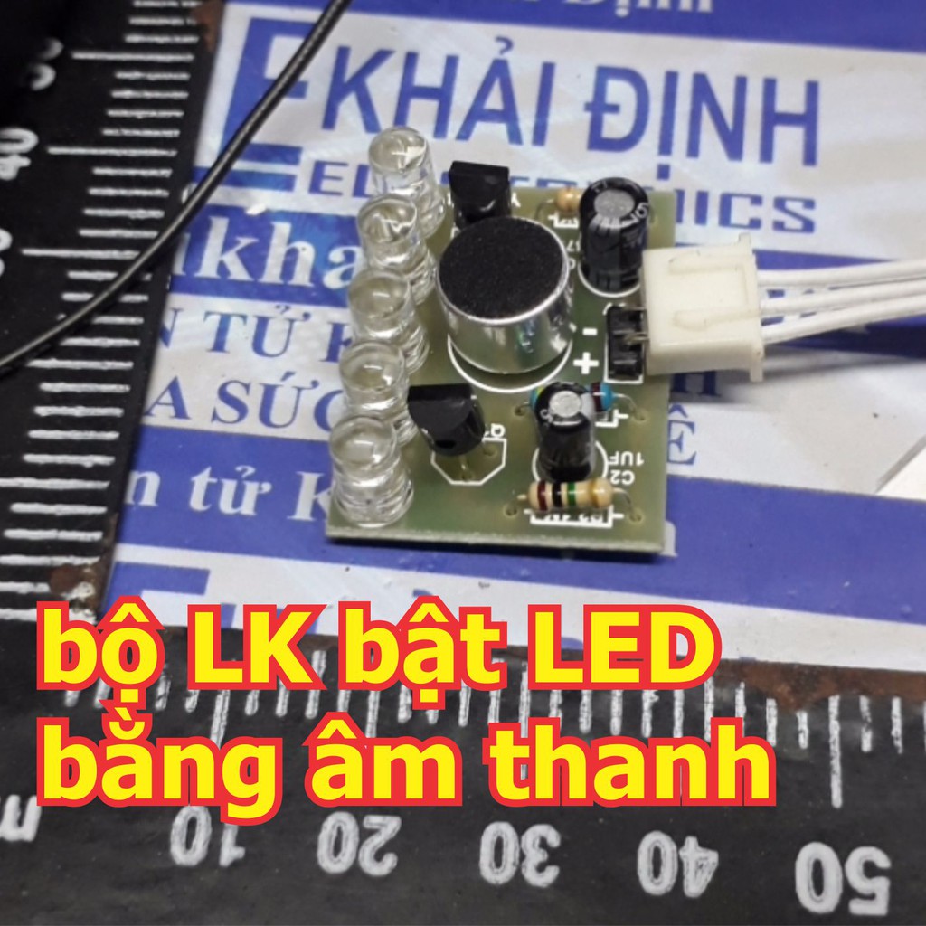 BỘ Linh Kiện MẠCH BẬT LED BẰNG GIỌNG NÓI KDE1641