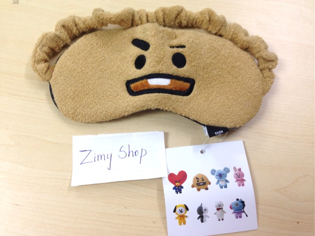 BỊT MẮT NGỦ BTS BT21 ẢNH THẬT