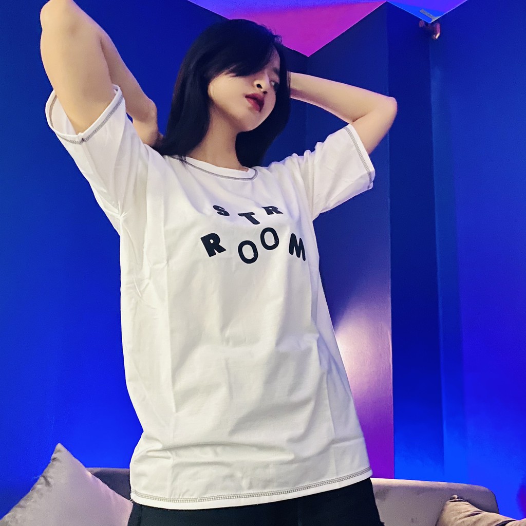 [ Quà tặng là khẩu trang bạn nhé] Áo phông tay lỡ STR room chất liệu cotton siêu thoáng | BigBuy360 - bigbuy360.vn