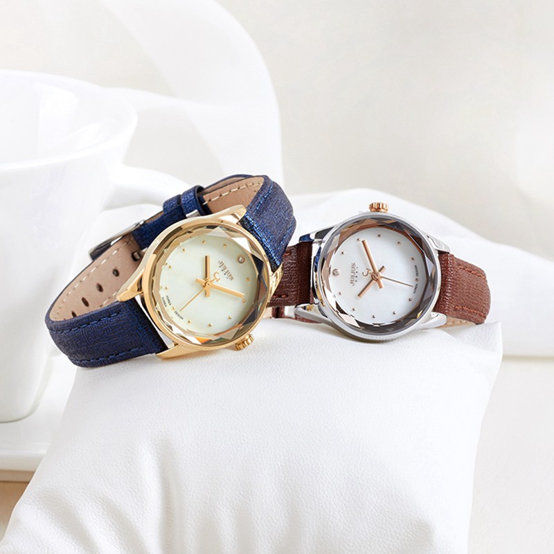 Đồng hồ nữ JULIUS JA723 dây da | Julius Official