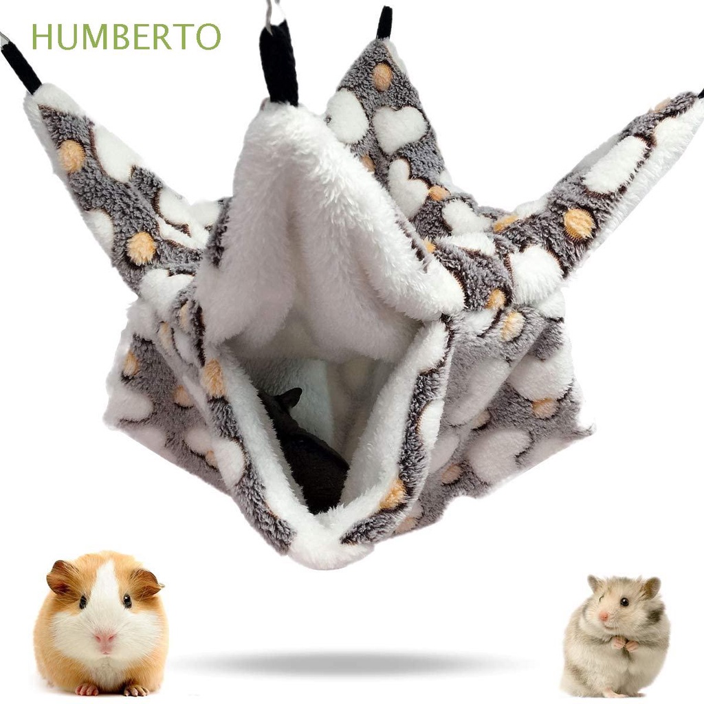 Võng lều dạng treo mùa đông cho sóc Chinchilla vẹt chuột lang chuột Hamster nhím nhiều màu