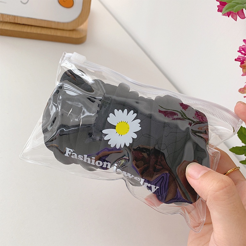 Dây Buộc Tóc Đuôi Ngựa Cao Su Co Giãn Màu Cầu Vồng Đơn Giản 2022