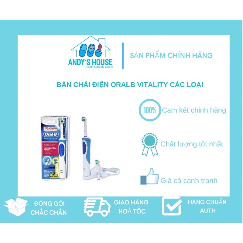 Bàn Chải Điện OralB Vitality Các Loại