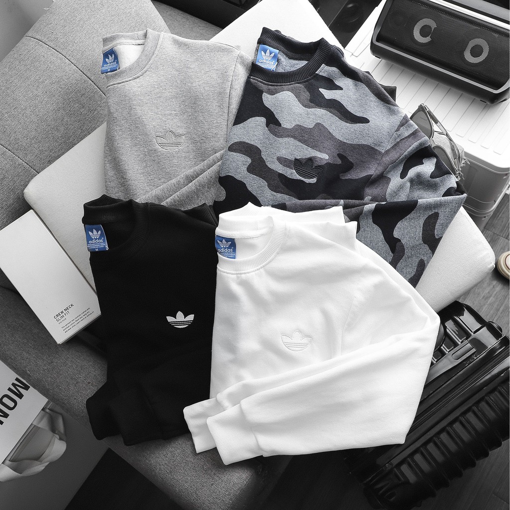 CLip và hình thật Áo Adidas Sweater Originals Adicolor - AT001 thumbnail