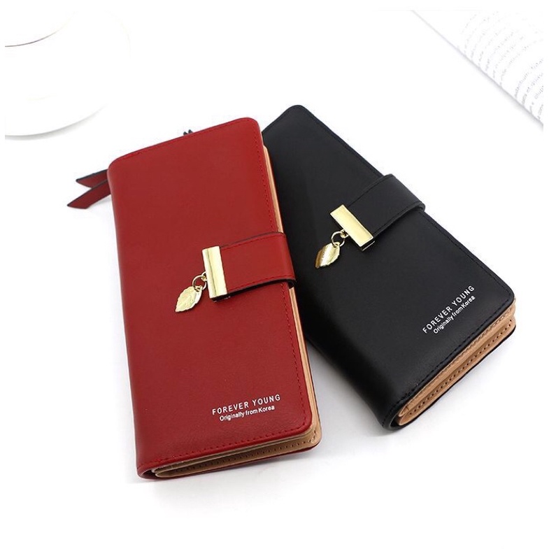 Ví nữ dáng dài cầm tay bỏ túi đẹp nhiều ngăn sang trọng lịch sự cao cấp HANBANGS STORE 42