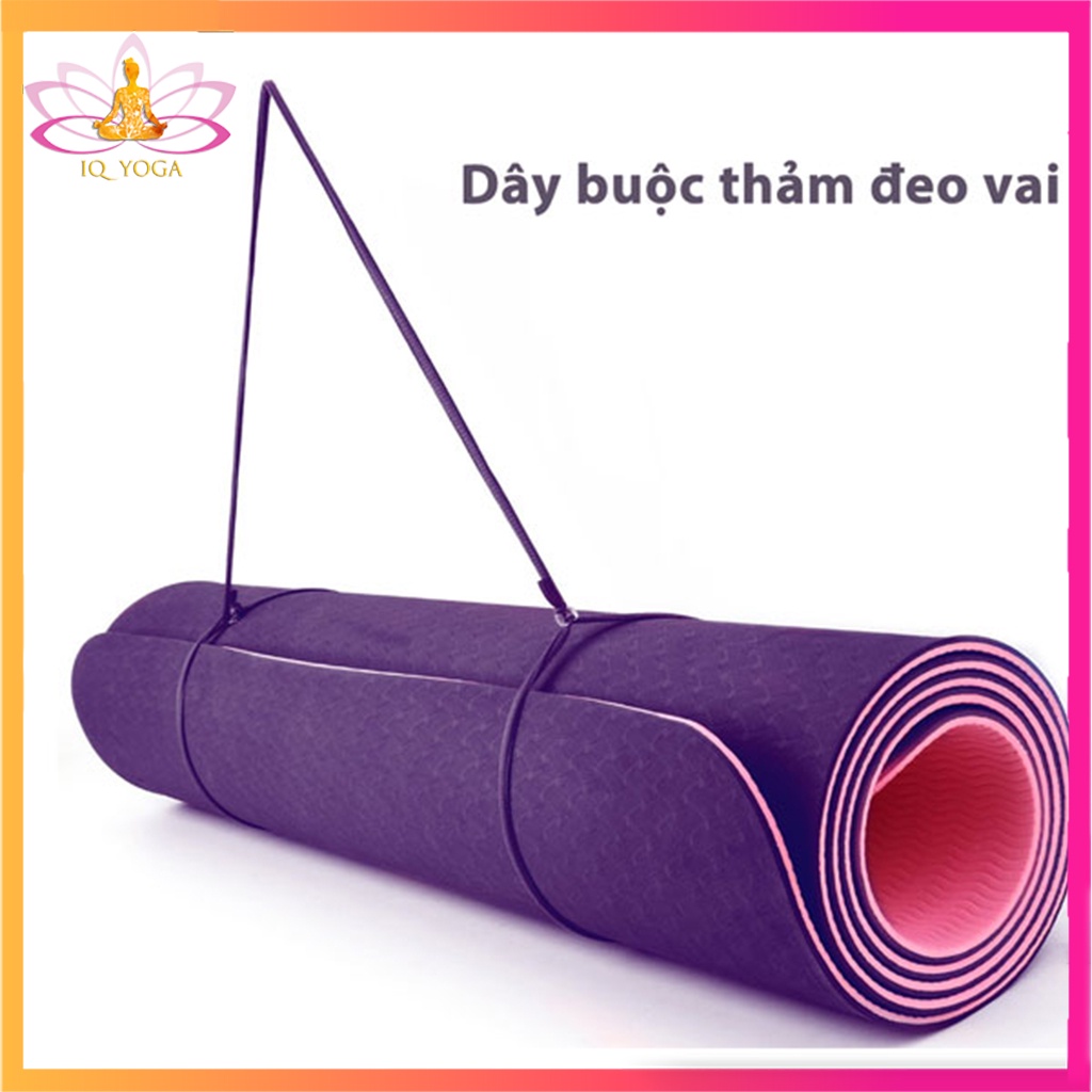 Dây buộc thảm yoga giúp thảm gọn nhẹ linh hoạt di chuyển