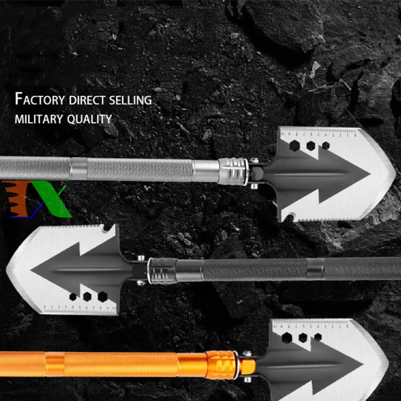 Xẻng quân dụng đa năng, có thể gấp gọn, làm vườn, đi phượt PXE-78