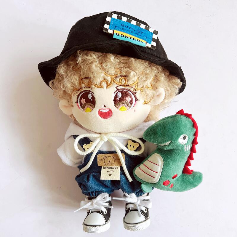 Quần Yếm Cao Bồi 20cm Bằng Cotton Cho Búp Bê