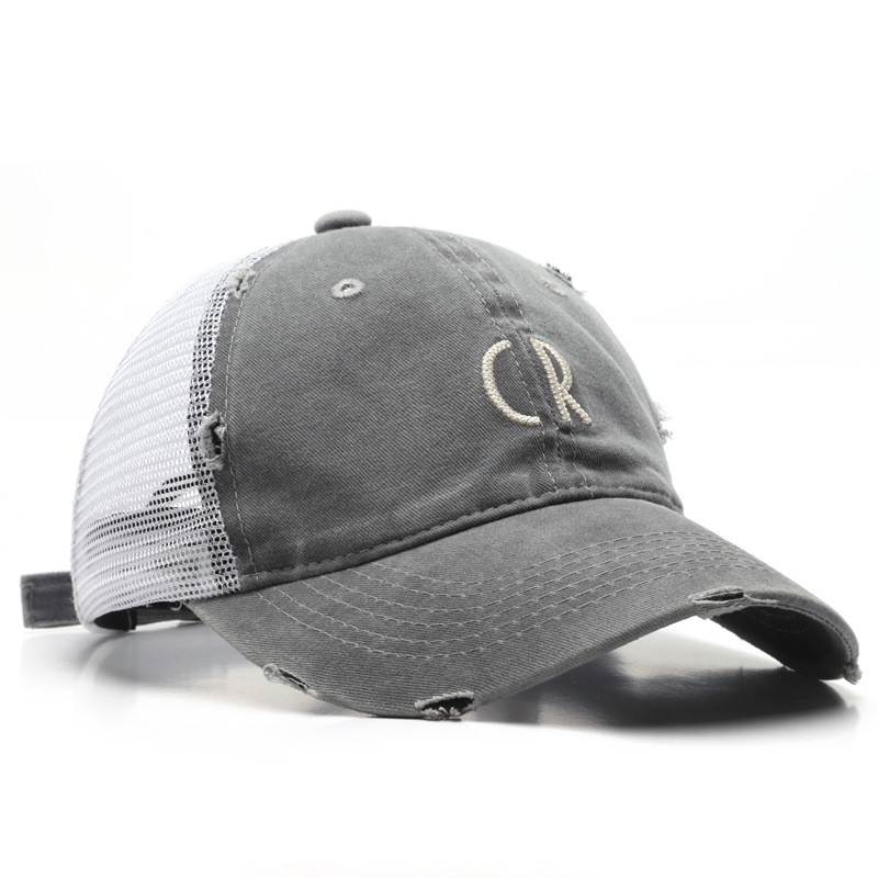 Nón Lưỡi Trai LINJW Phối Lưới Thời Trang 2020 Cho Cả Nam Và Nữ