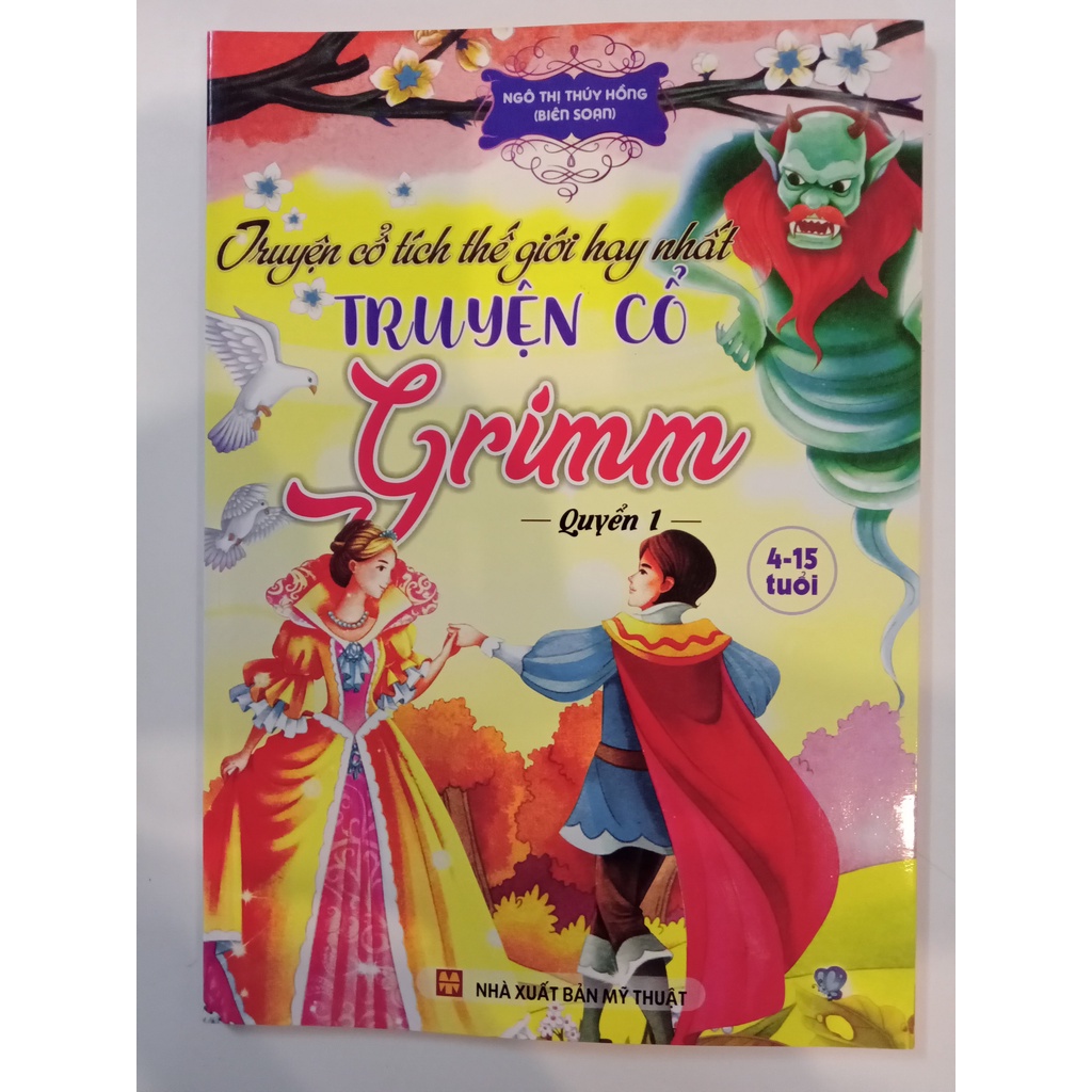Sách - Truyện cổ tích thế giới hay nhất: Truyện cổ Grimm - Quyển 1