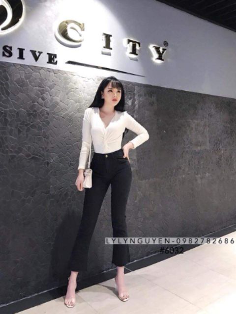 Quần loe đen_kèm ảnh thật | BigBuy360 - bigbuy360.vn