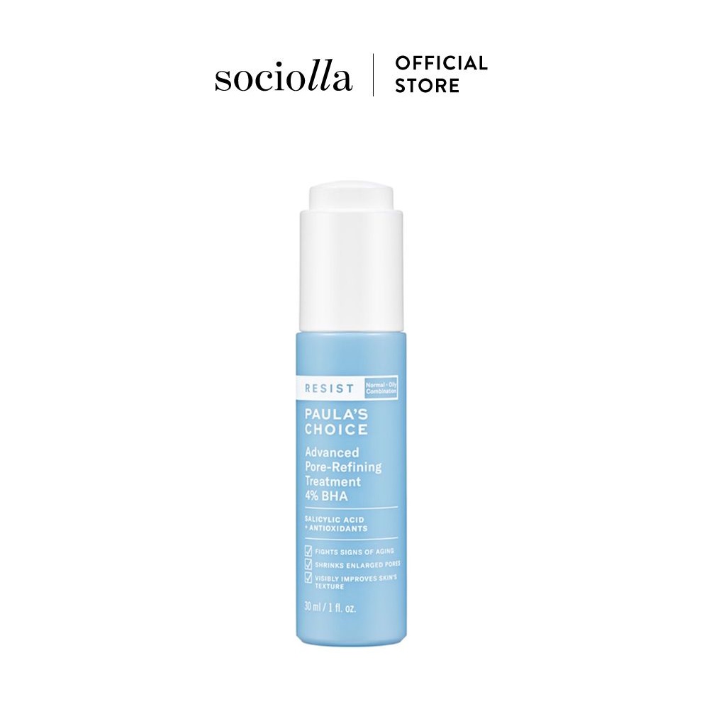 Tinh Chất Điều Trị &amp; Tái Tạo Da Paula's Choice Resist Advanced Pore Refining Treatment 4% BHA 30ml